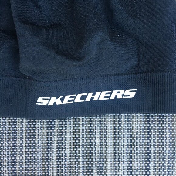 Skechers Sports Bra Womens XL Black Racerback Adjustable Straps - Picture 3 of 5